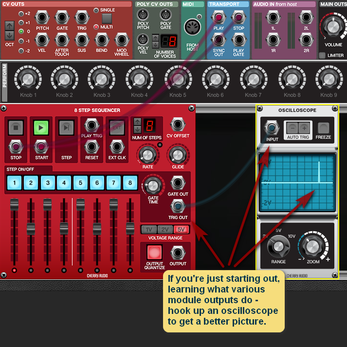 Use the oscilloscope to get a better idea of what an output is doing.