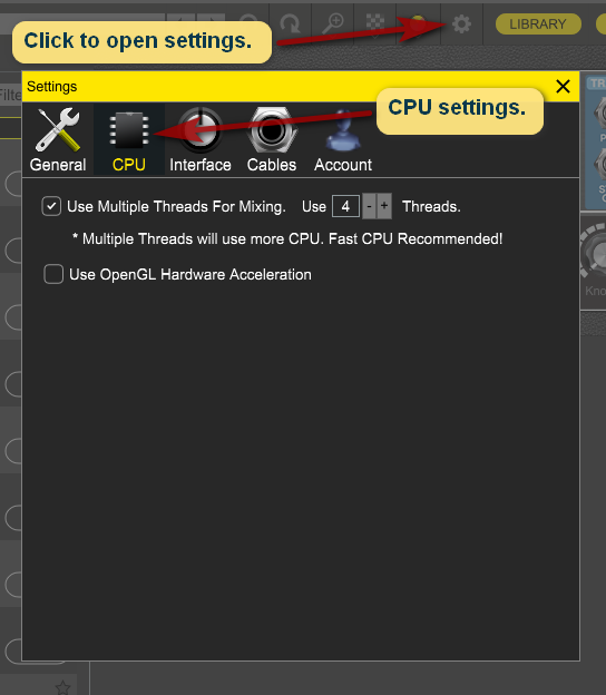 Voltage Modular CPU settings