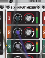 two of the three connected modules are disabled. Still the voltage changes comparing to having only one module connected