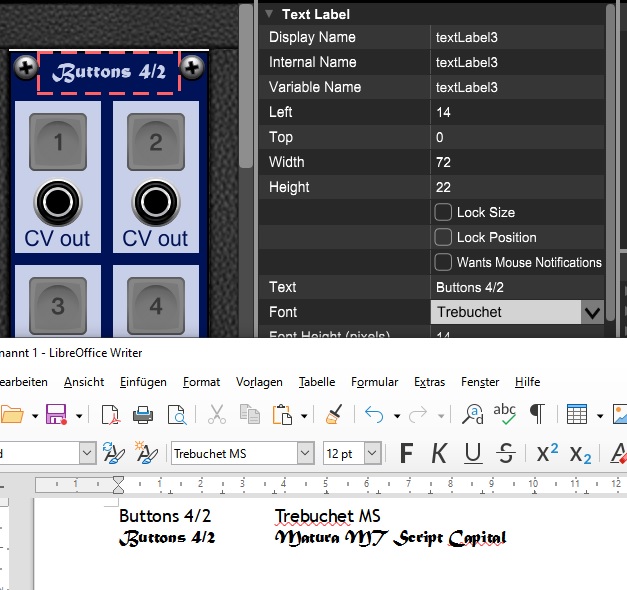 Module title in Module Designer